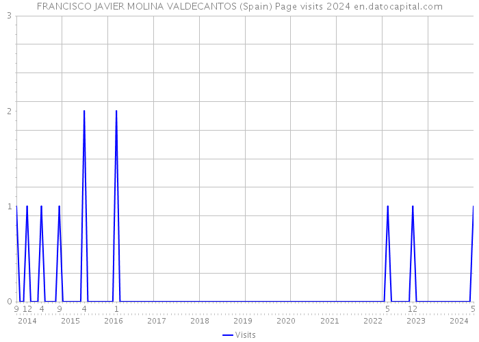 FRANCISCO JAVIER MOLINA VALDECANTOS (Spain) Page visits 2024 