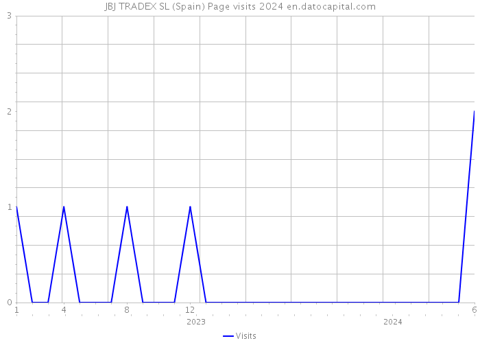 JBJ TRADEX SL (Spain) Page visits 2024 