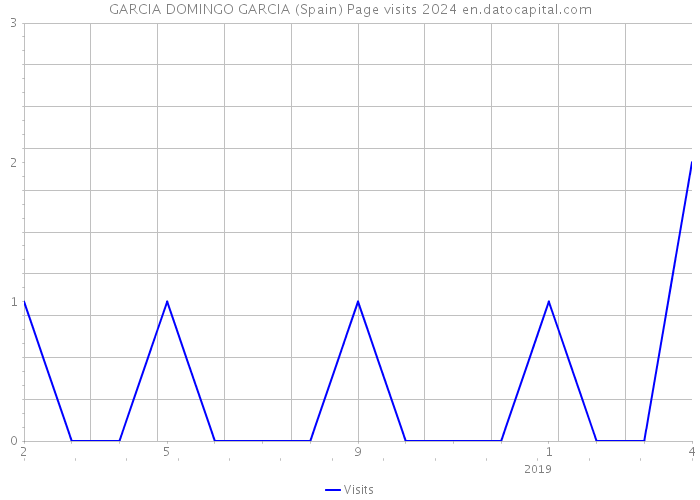 GARCIA DOMINGO GARCIA (Spain) Page visits 2024 