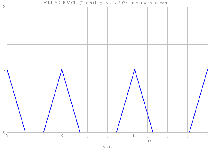 LENUTA CIRPACIU (Spain) Page visits 2024 