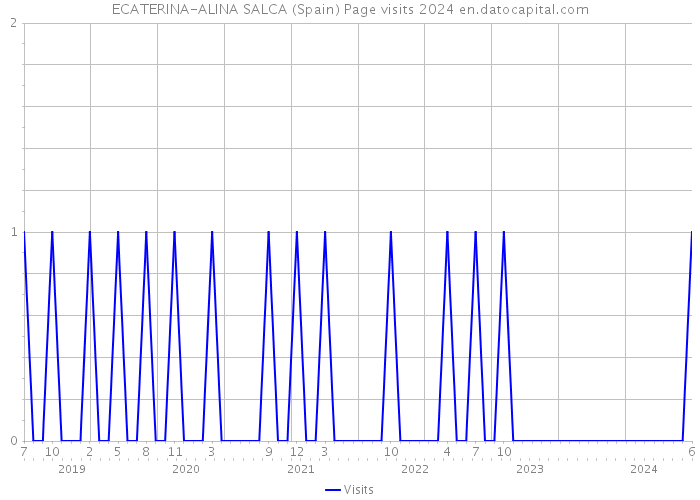 ECATERINA-ALINA SALCA (Spain) Page visits 2024 