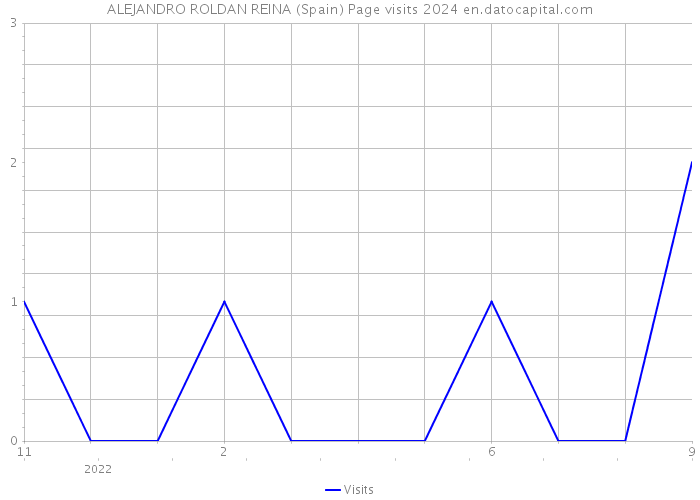 ALEJANDRO ROLDAN REINA (Spain) Page visits 2024 