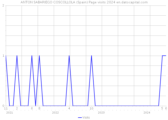 ANTON SABARIEGO COSCOLLOLA (Spain) Page visits 2024 