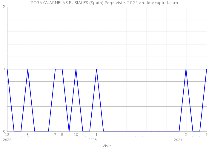 SORAYA ARNELAS RUBIALES (Spain) Page visits 2024 