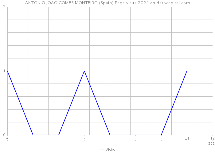 ANTONIO JOAO GOMES MONTEIRO (Spain) Page visits 2024 