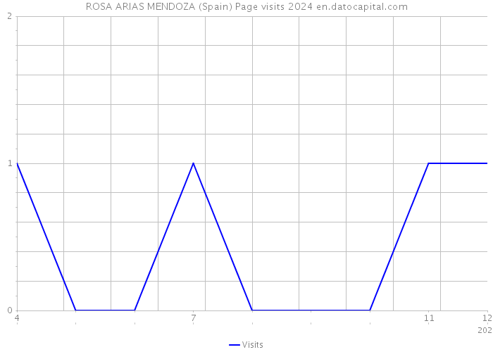 ROSA ARIAS MENDOZA (Spain) Page visits 2024 