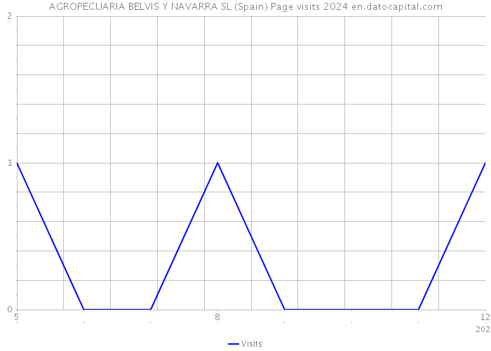 AGROPECUARIA BELVIS Y NAVARRA SL (Spain) Page visits 2024 