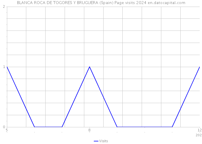 BLANCA ROCA DE TOGORES Y BRUGUERA (Spain) Page visits 2024 