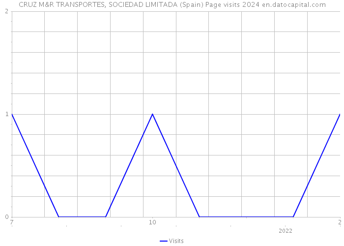 CRUZ M&R TRANSPORTES, SOCIEDAD LIMITADA (Spain) Page visits 2024 