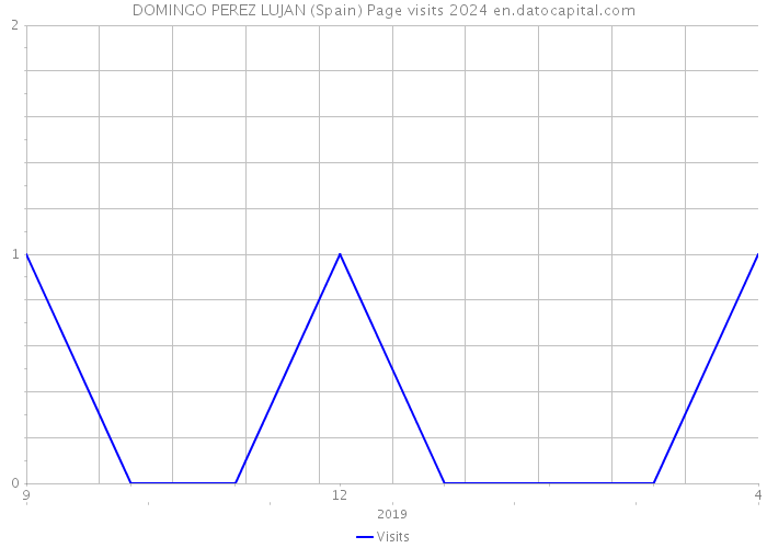 DOMINGO PEREZ LUJAN (Spain) Page visits 2024 
