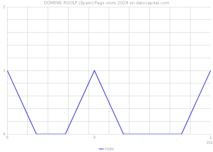 DOMINIK ROOLF (Spain) Page visits 2024 