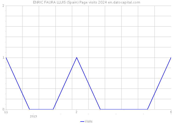 ENRIC FAURA LLUIS (Spain) Page visits 2024 