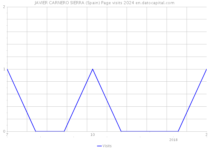 JAVIER CARNERO SIERRA (Spain) Page visits 2024 