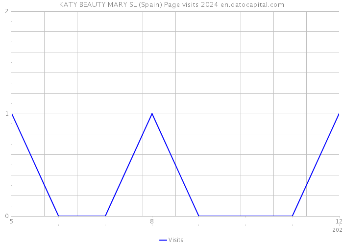 KATY BEAUTY MARY SL (Spain) Page visits 2024 