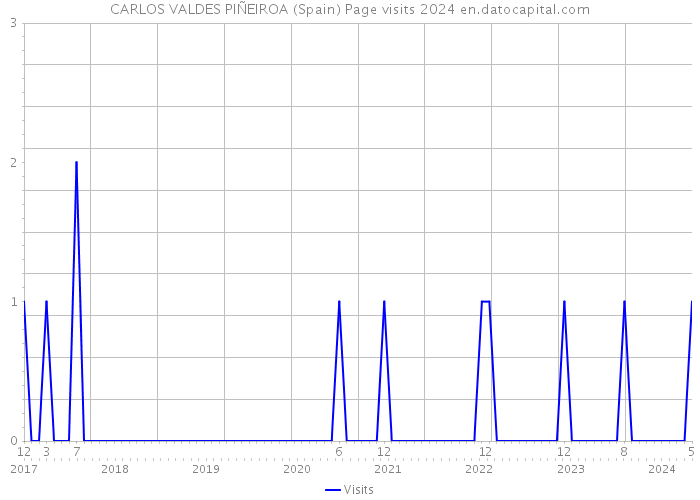 CARLOS VALDES PIÑEIROA (Spain) Page visits 2024 