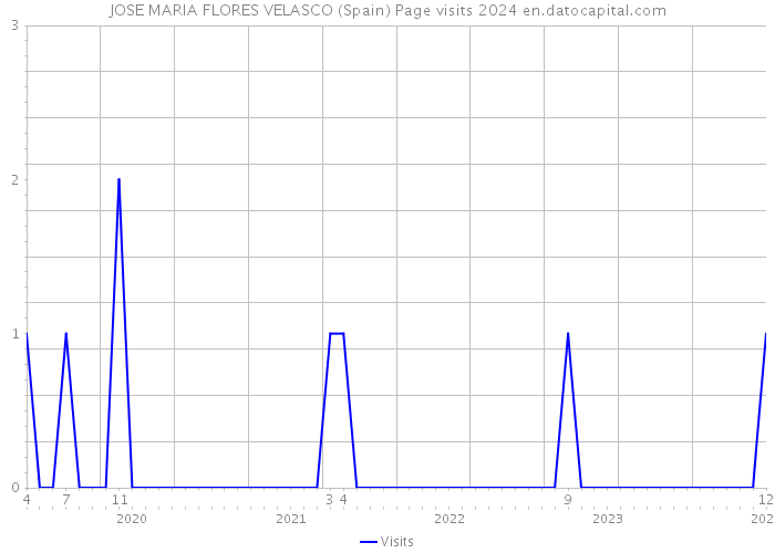 JOSE MARIA FLORES VELASCO (Spain) Page visits 2024 