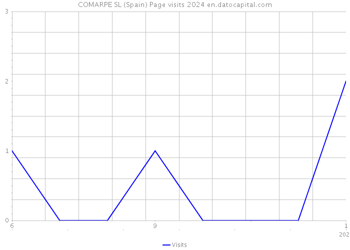 COMARPE SL (Spain) Page visits 2024 