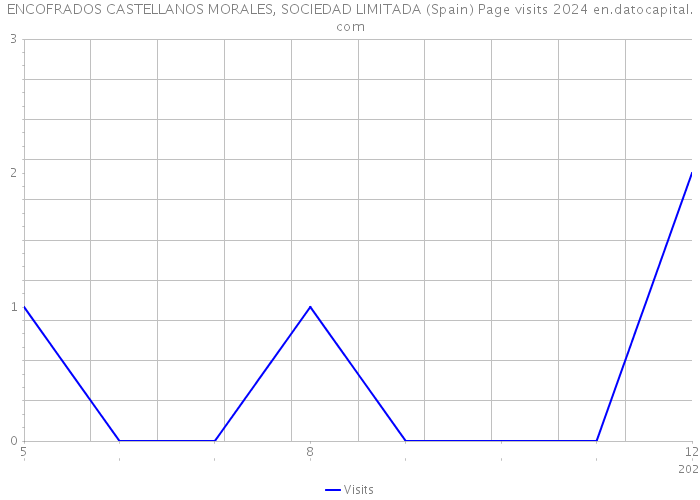 ENCOFRADOS CASTELLANOS MORALES, SOCIEDAD LIMITADA (Spain) Page visits 2024 
