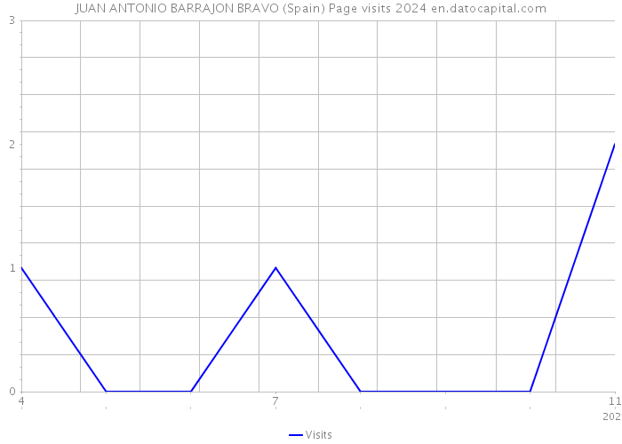 JUAN ANTONIO BARRAJON BRAVO (Spain) Page visits 2024 