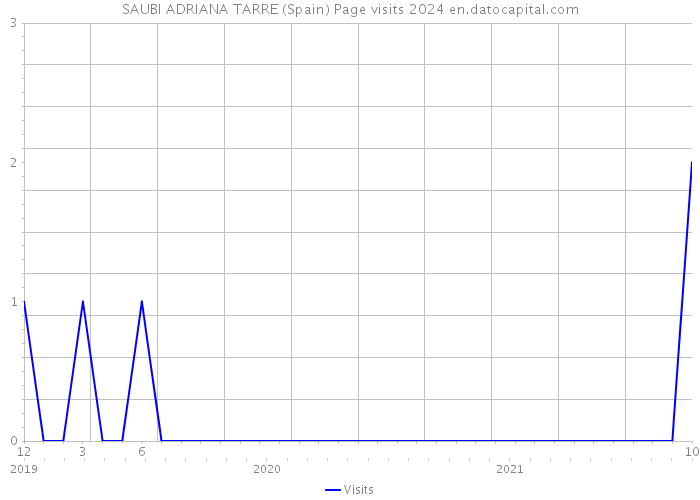 SAUBI ADRIANA TARRE (Spain) Page visits 2024 