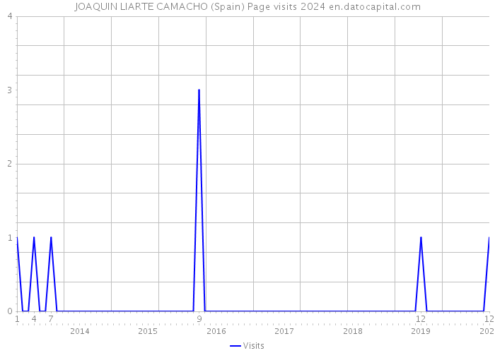 JOAQUIN LIARTE CAMACHO (Spain) Page visits 2024 