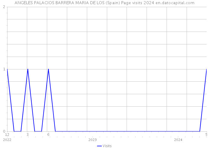ANGELES PALACIOS BARRERA MARIA DE LOS (Spain) Page visits 2024 