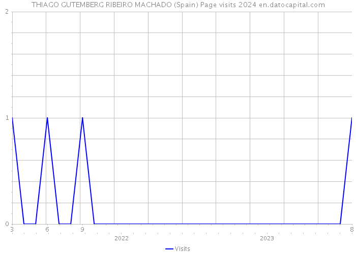 THIAGO GUTEMBERG RIBEIRO MACHADO (Spain) Page visits 2024 