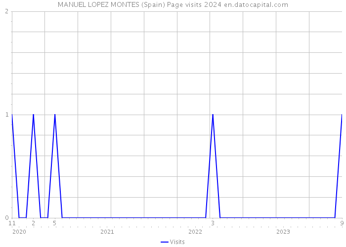 MANUEL LOPEZ MONTES (Spain) Page visits 2024 