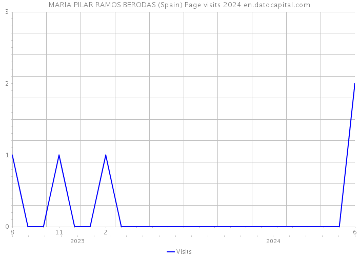 MARIA PILAR RAMOS BERODAS (Spain) Page visits 2024 