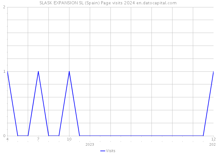 SLASK EXPANSION SL (Spain) Page visits 2024 