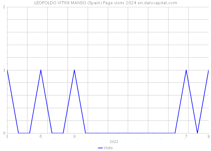LEOPOLDO VITINI MANSO (Spain) Page visits 2024 