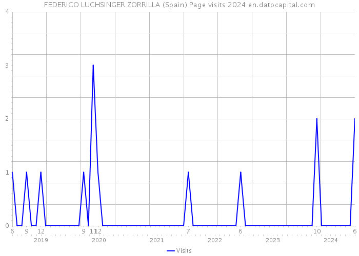 FEDERICO LUCHSINGER ZORRILLA (Spain) Page visits 2024 