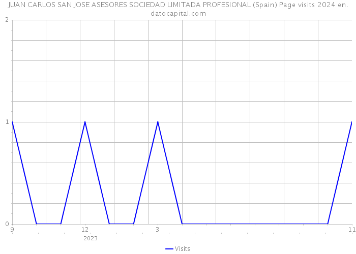 JUAN CARLOS SAN JOSE ASESORES SOCIEDAD LIMITADA PROFESIONAL (Spain) Page visits 2024 