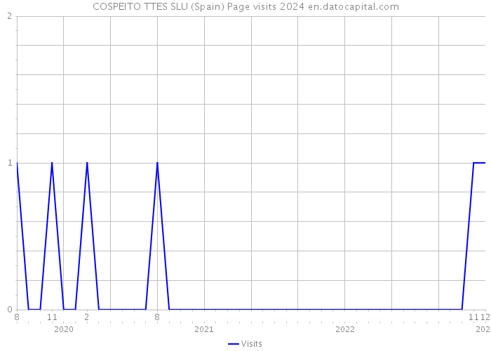 COSPEITO TTES SLU (Spain) Page visits 2024 