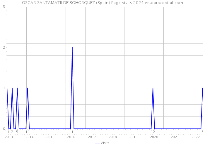 OSCAR SANTAMATILDE BOHORQUEZ (Spain) Page visits 2024 
