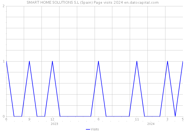 SMART HOME SOLUTIONS S.L (Spain) Page visits 2024 