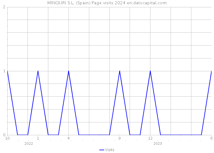MINGKIRI S.L. (Spain) Page visits 2024 