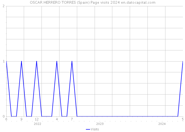 OSCAR HERRERO TORRES (Spain) Page visits 2024 