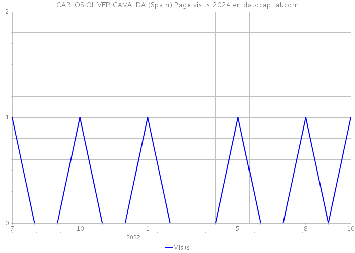 CARLOS OLIVER GAVALDA (Spain) Page visits 2024 