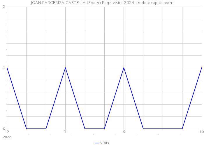 JOAN PARCERISA CASTELLA (Spain) Page visits 2024 