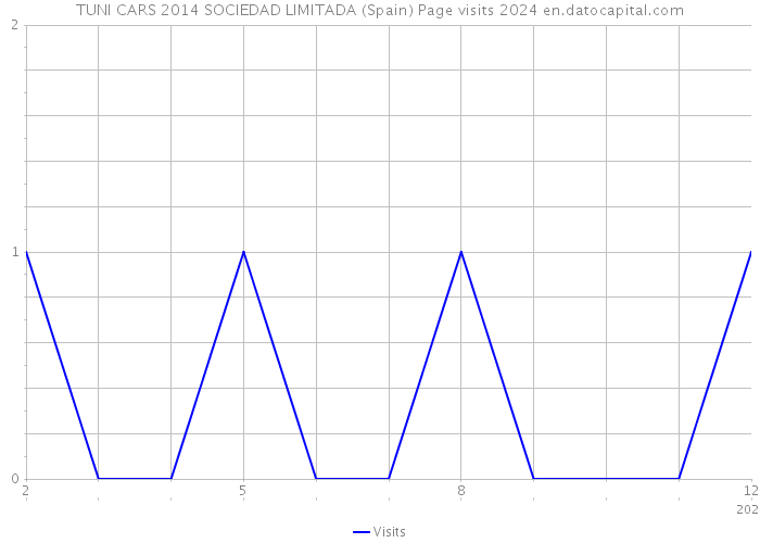 TUNI CARS 2014 SOCIEDAD LIMITADA (Spain) Page visits 2024 