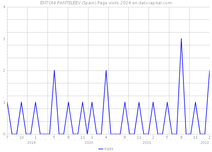 ENTONI PANTELEEV (Spain) Page visits 2024 