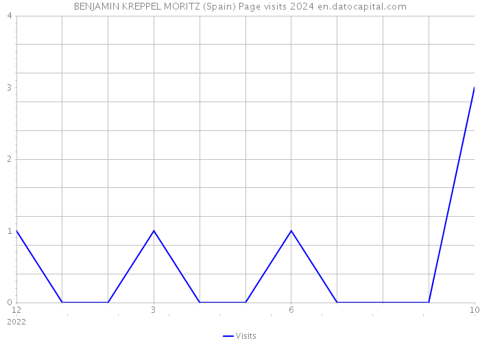 BENJAMIN KREPPEL MORITZ (Spain) Page visits 2024 