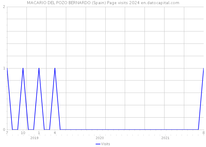 MACARIO DEL POZO BERNARDO (Spain) Page visits 2024 