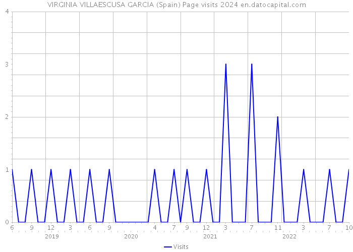 VIRGINIA VILLAESCUSA GARCIA (Spain) Page visits 2024 