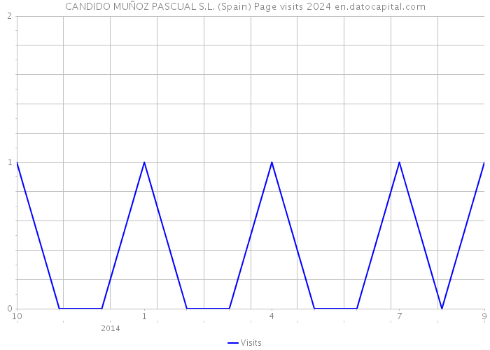 CANDIDO MUÑOZ PASCUAL S.L. (Spain) Page visits 2024 