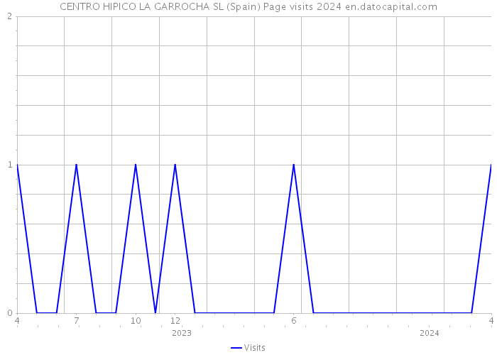 CENTRO HIPICO LA GARROCHA SL (Spain) Page visits 2024 