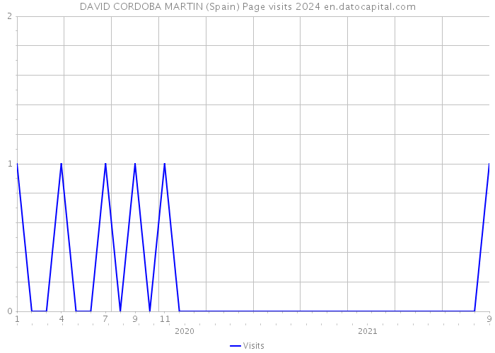 DAVID CORDOBA MARTIN (Spain) Page visits 2024 