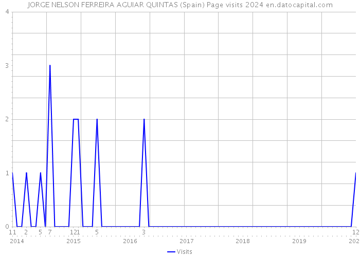 JORGE NELSON FERREIRA AGUIAR QUINTAS (Spain) Page visits 2024 