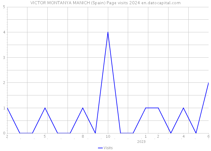 VICTOR MONTANYA MANICH (Spain) Page visits 2024 